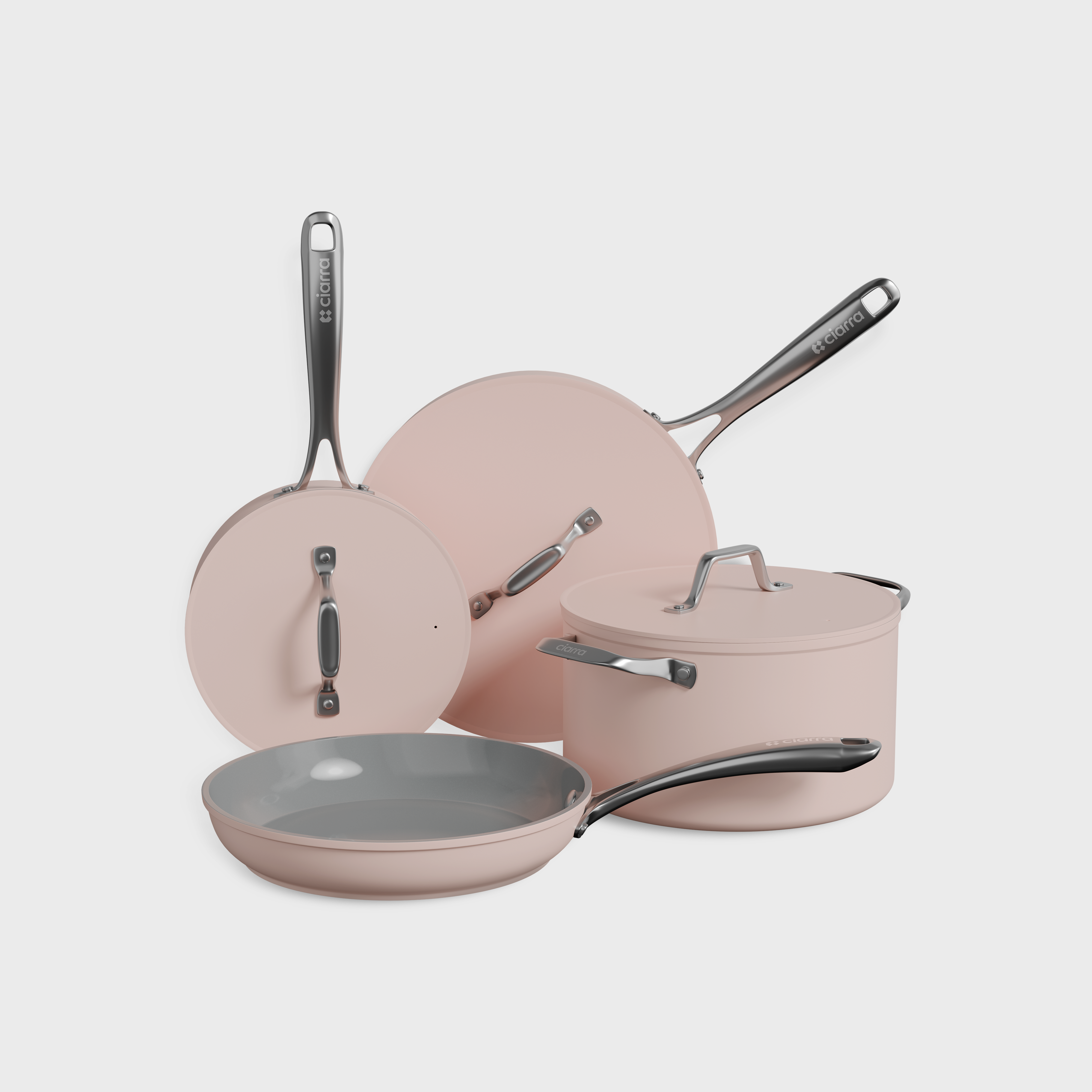 Ciarra Beyond Sakura Candy 4-Piece Cookware Set