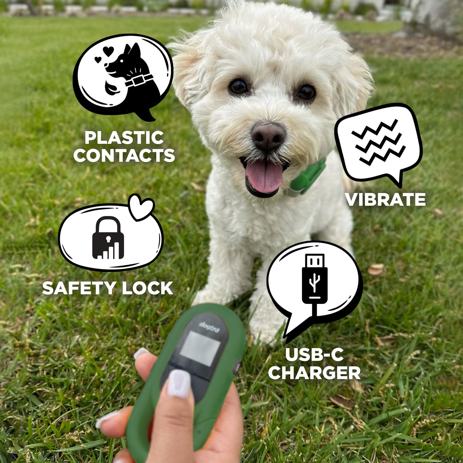 Dogtra CUE Add-On Collar - The Ultimate Off-Leash Training Solution for Active Pets