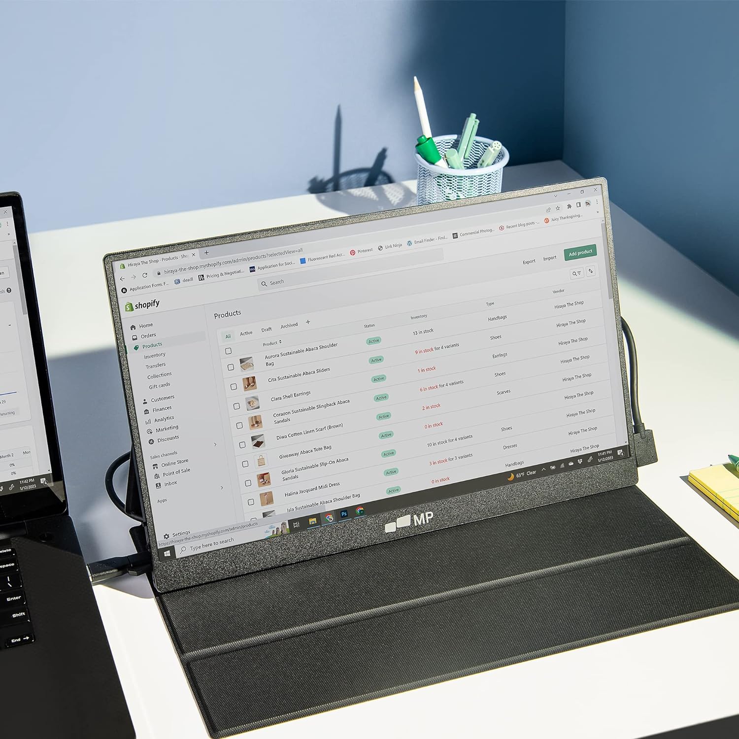 Mobile Pixels Foldable 15.6" LCD Portable Monitor
