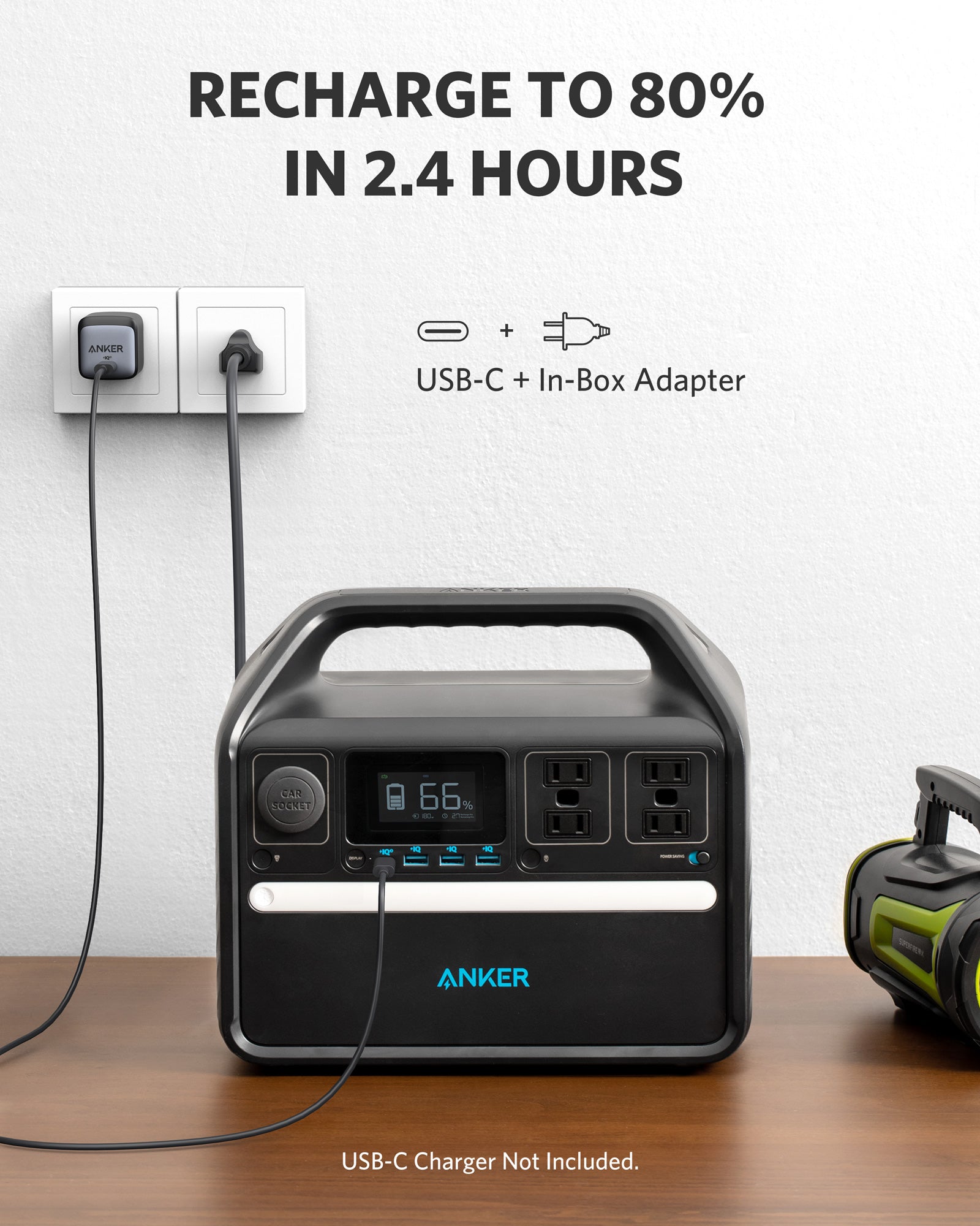 Anker SOLIX 536 508Wh High-Performance Portable Power Station