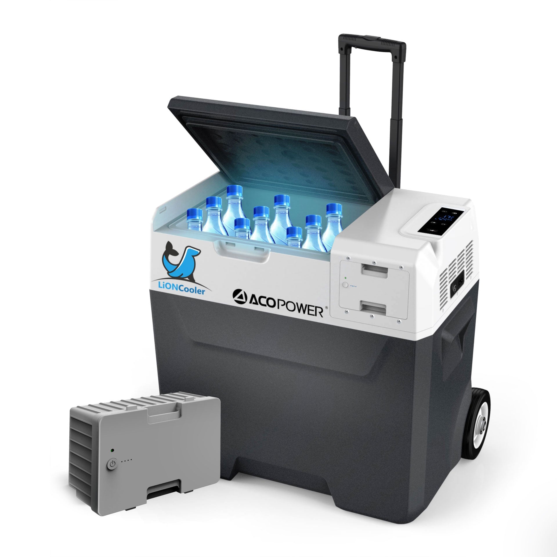 Acopower 40L Portable Fridge with Backup Battery - Your Off - Grid Cooling Solution