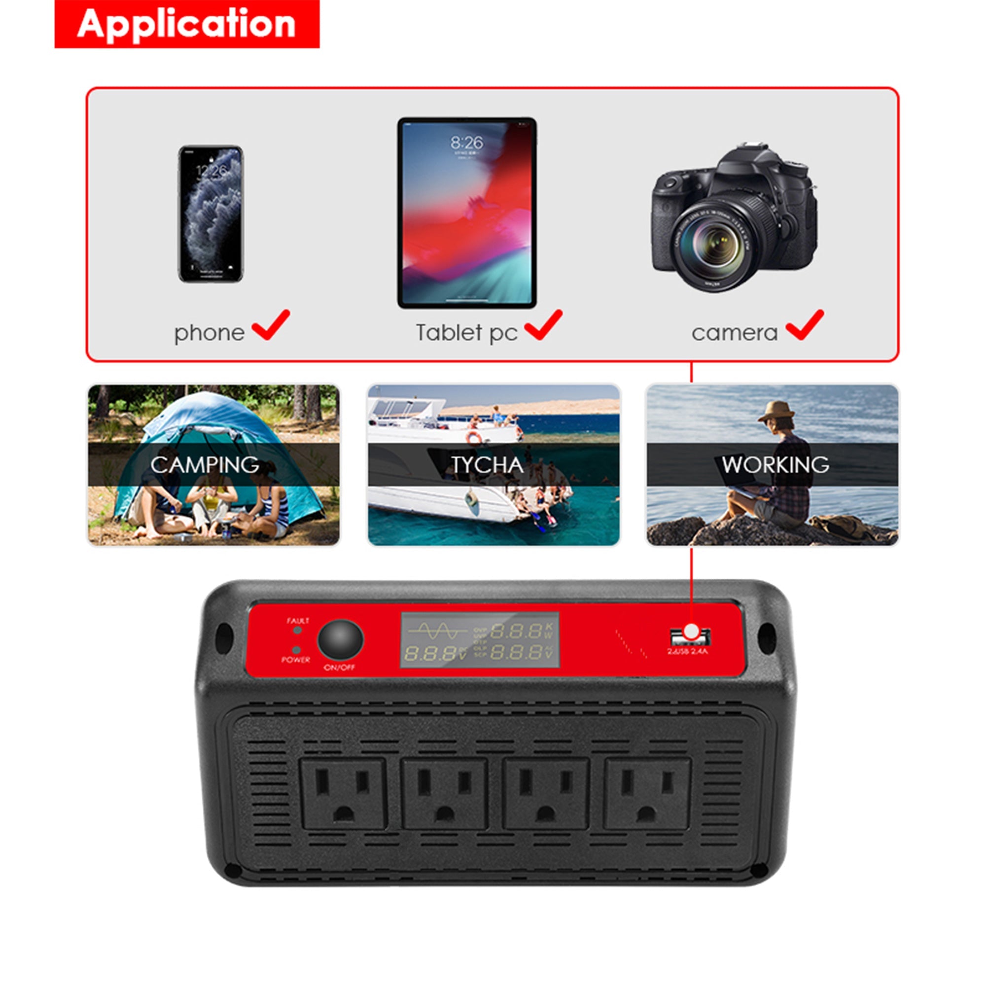 Acopower 1500W Pure Sine Wave Power Inverter - Your Ultimate Power Solution