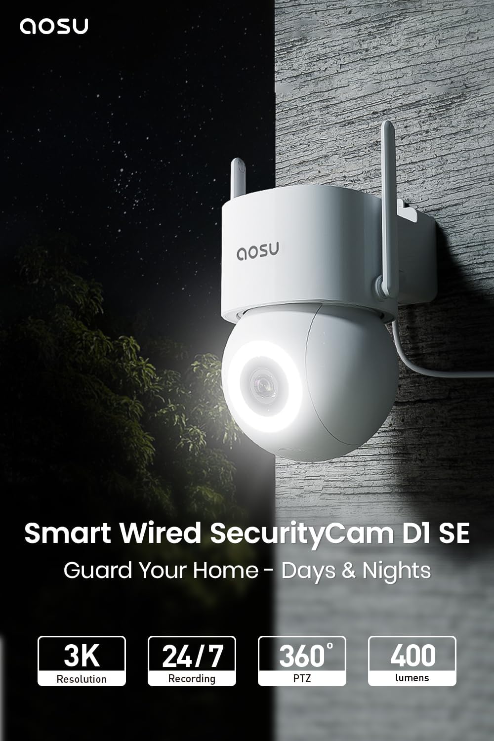 AOSU 2K Indoor Security Camera: Your Home's Protector and Companion