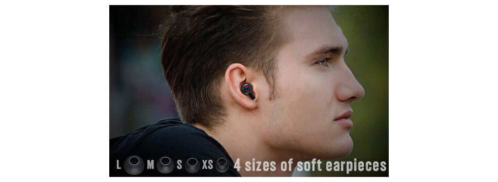 JVC True Wireless Earbuds with Extreme Bass - Sleek Black