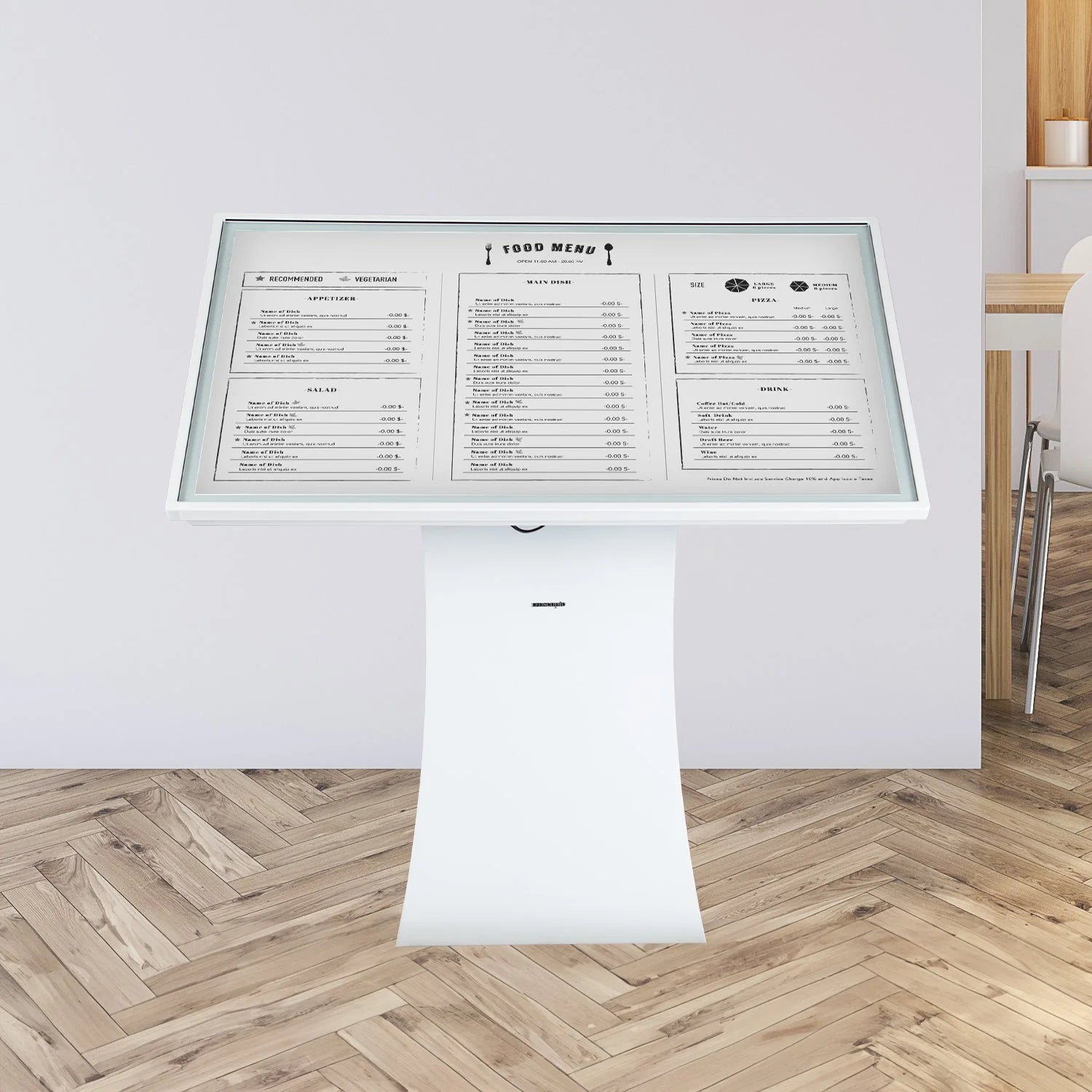 4K Touch Screen Computer Kiosk - LEDscopic S-Design