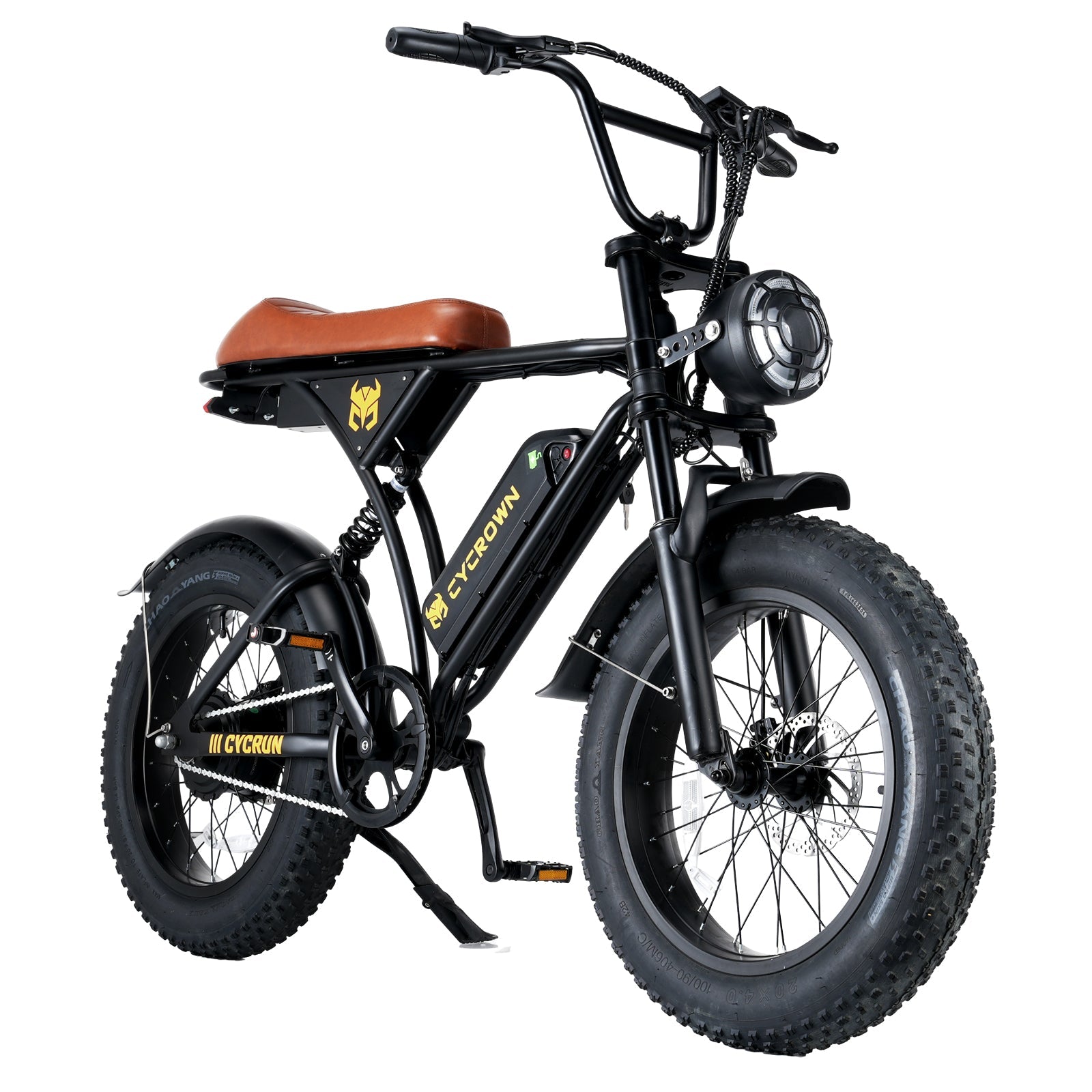 CycRun Vintage Electric Moped - Your Retro - Inspired Riding Companion