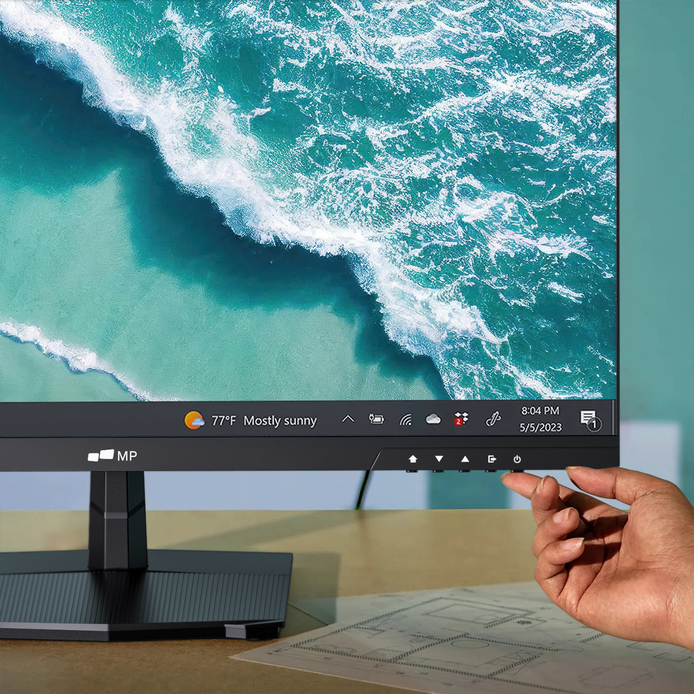Mobile Pixels 27-UHD 4K ELED IPS LCD Desktop Monitor - Your Visual Powerhouse
