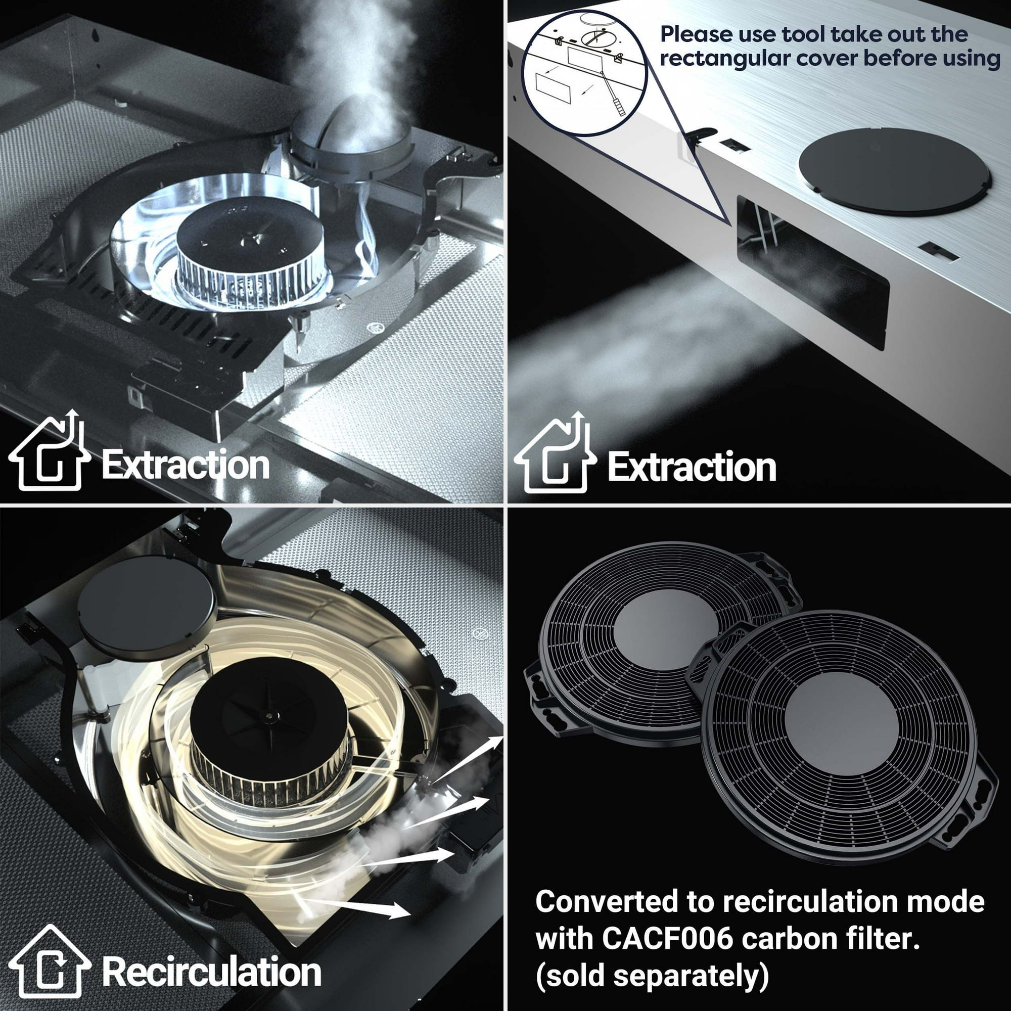CIARRA 30-Inch Under Cabinet Range Hood: The Ultimate Kitchen Odor Neutralizer