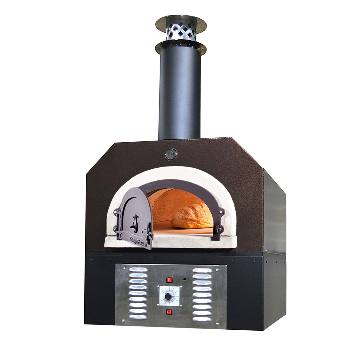 Chicago Brick Oven - CBO 750 Hybrid Countertop Pizza Oven: The Ultimate Dual Fuel (Gas and Wood) Cooking Companion