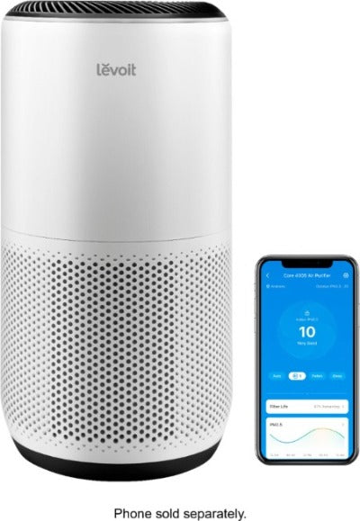 Levoit PlasmaPro 400S Smart True HEPA Air Purifier for a Fresh and Clean Home