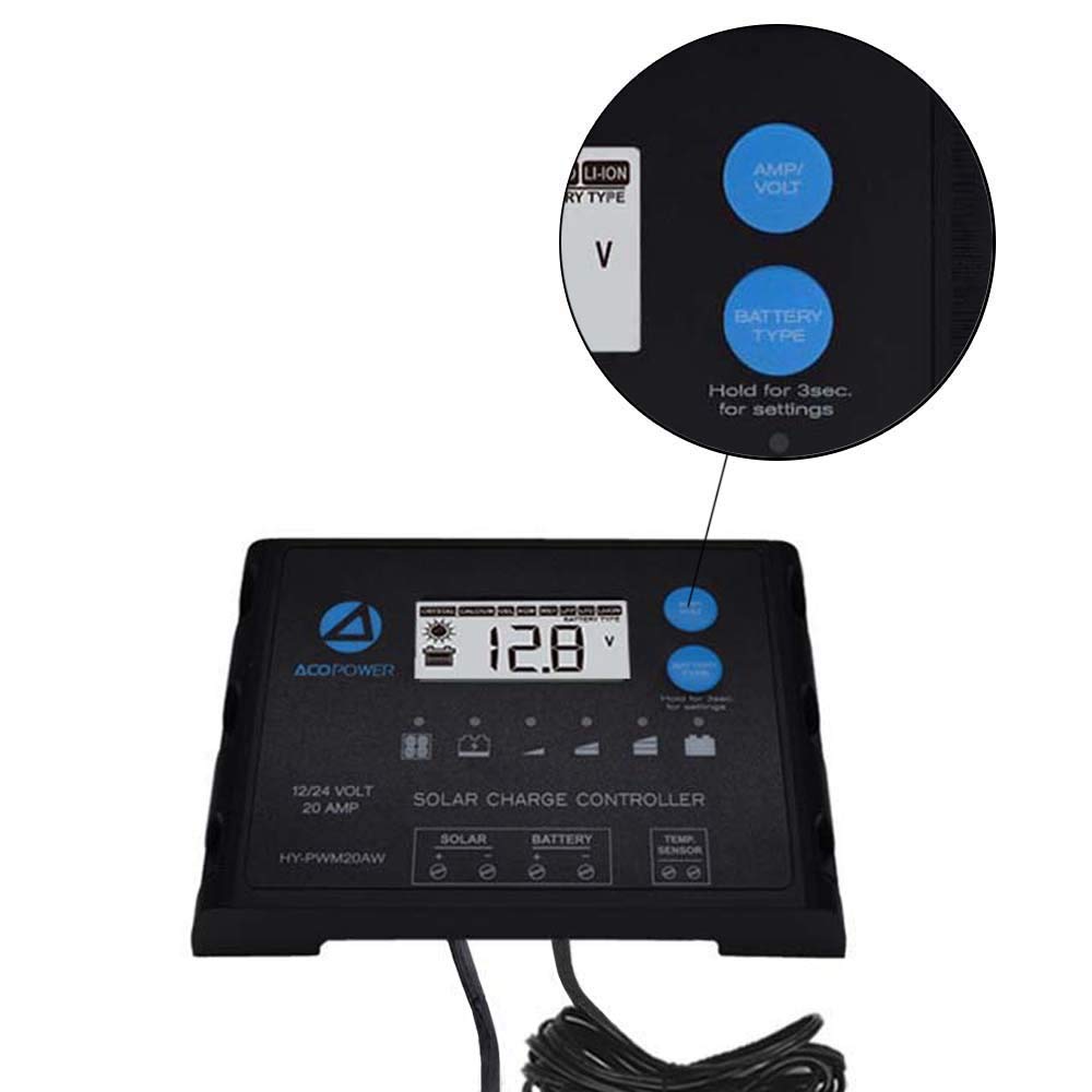 Acopower 120W Foldable Lightweight Solar Suitcase Kit