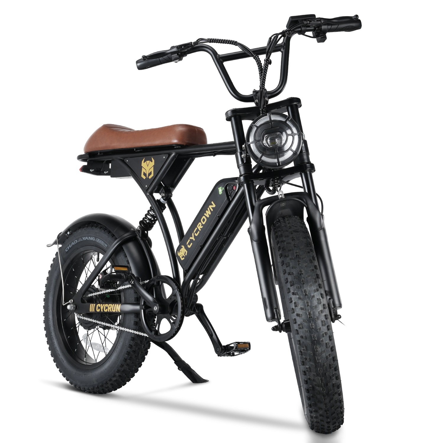 CycRun Vintage Electric Moped - Your Retro - Inspired Riding Companion