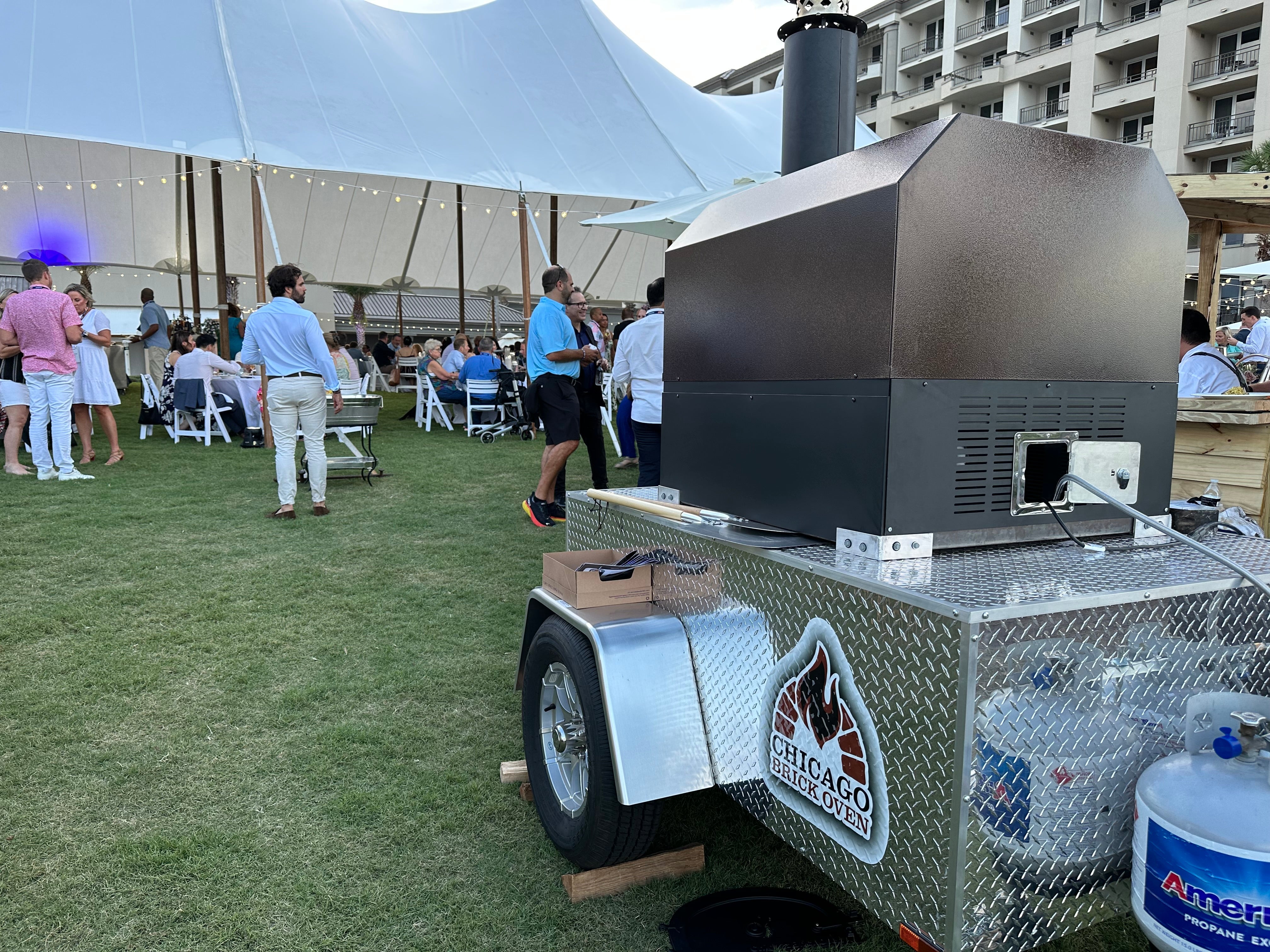 Chicago Brick Oven - CBO 750 Tailgater: The Ultimate Wood Fired Pizza Oven Trailer for Unforgettable Outdoor Events!