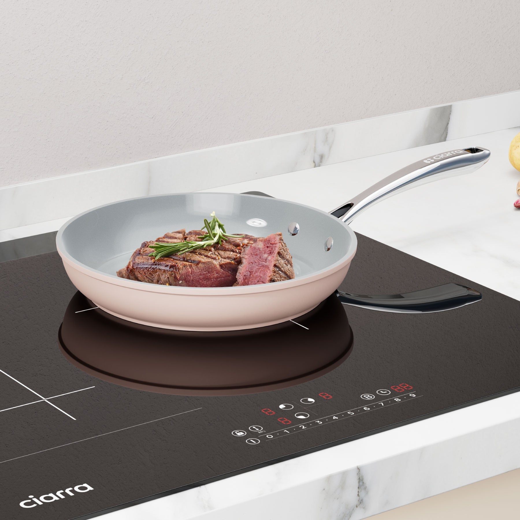 Ciarra Sakura Candy Nonstick Fry Pan